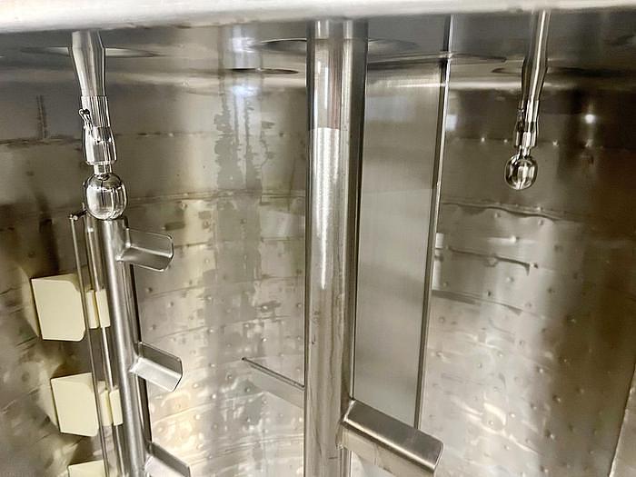 Used USED 300 GALLON JAKETED TANK S/S INSULATED WITH SCRAPE AGITATION