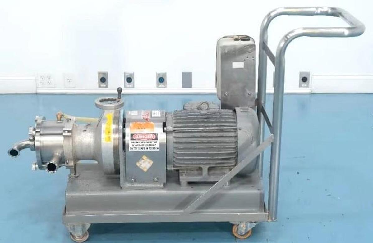 Used GREERCO HORIZONTAL COLLOID MILL - MODEL W-500-H