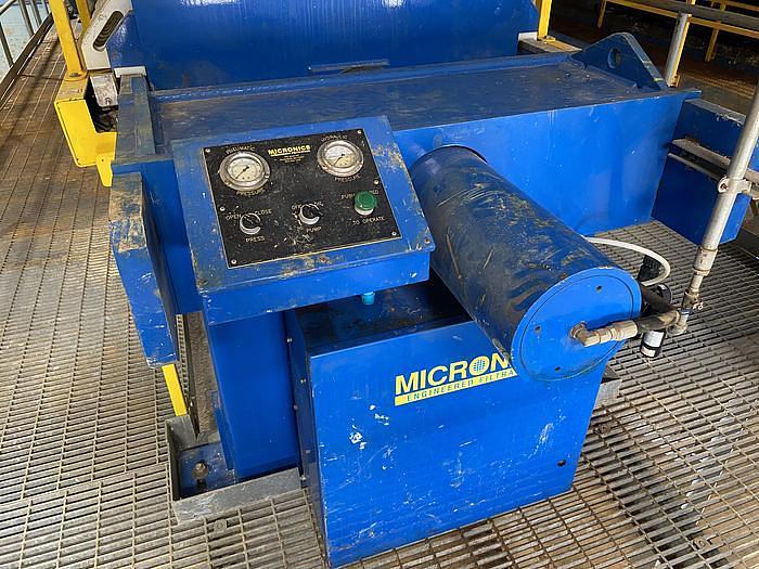 Used 130 CU. FT. MICRONICS FILTER PRESS - 1200 MM
