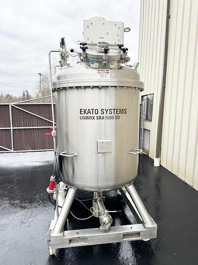 Used EKATO UNIMIX - SRA 1000 SO VACUUM MIXER - 316L S/S