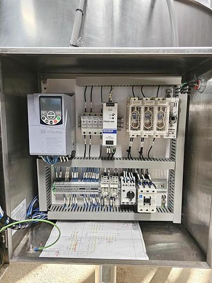 Used 500 GALLON CHESTER JENSEN COOKER COOLER - S/S - JACKETED