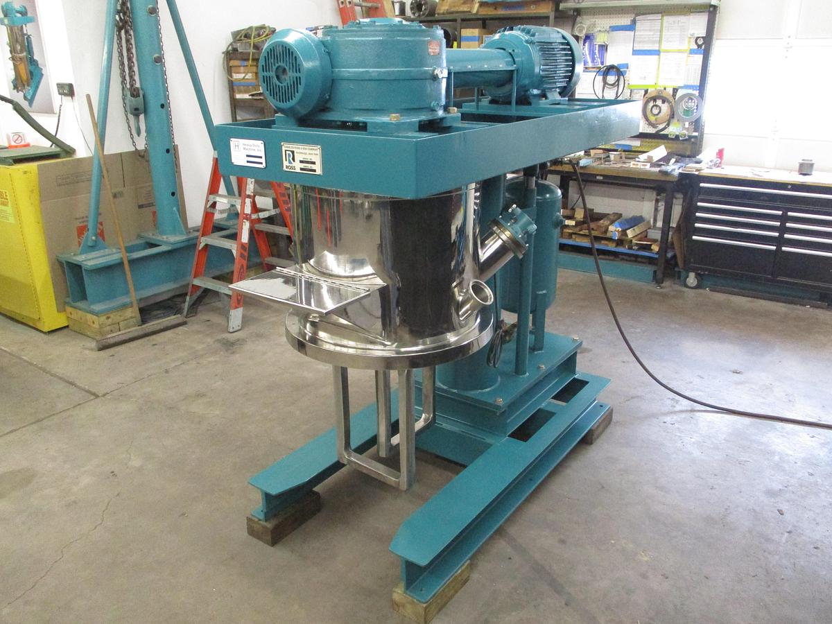 Refurbished 40 GALLON ROSS DOUBLE PLANETARY MIXER - S/S - NON-VACUUM - JACKETED