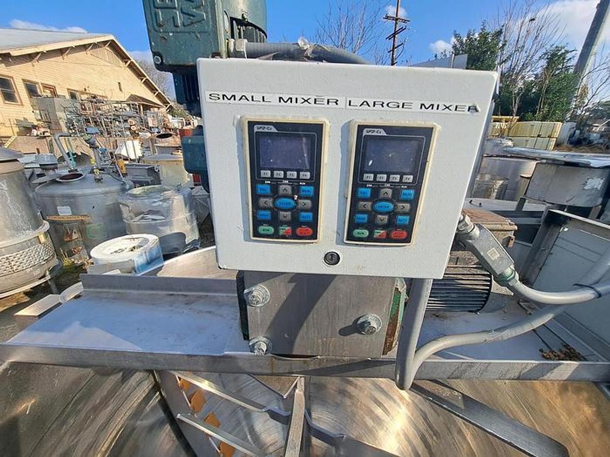 Used 500 GALLON LEE DOUBLE MOTION KETTLE - S/S - JACKETED