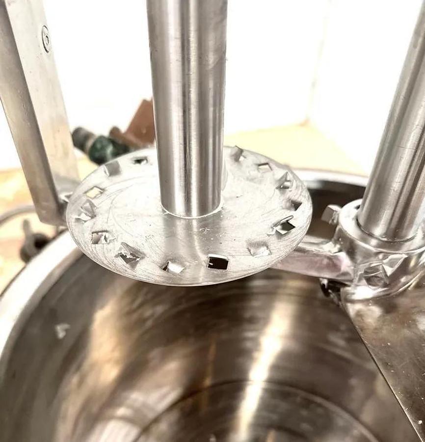 Used 10 GALLON MYERS DUAL SHAFT MIXER - S/S - VACUUM - JACKETED