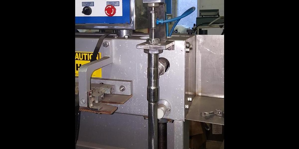 Used PAKSOURCE PSG MINI PMP POUCH FILLER/SEALER, LIQUID, STAINLESS STEEL