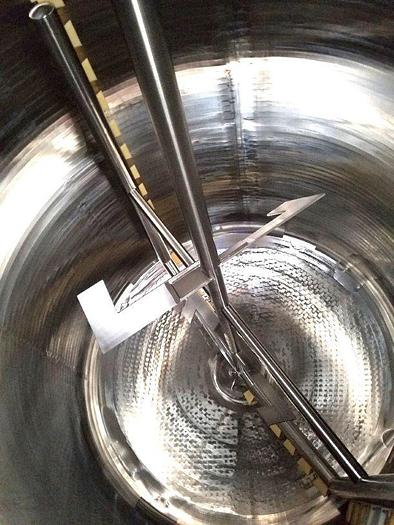 Used 7,500 GALLON FELDMEIER CONE BOTTOM PROCESSOR TANK - SANITARY S/S - JACKETED