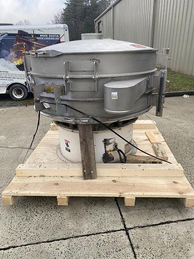 Used 48" KASON SCREENER - S/S - 2 DECK - 3 SPOUT - TOP COVER