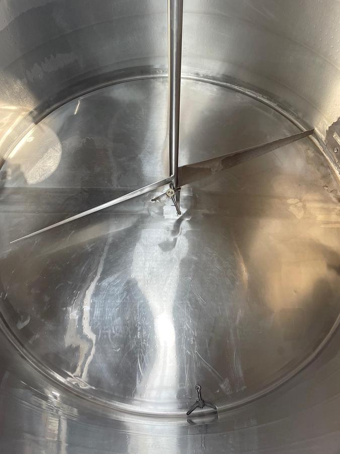 Used 2,000 GALLON MUELLER PRESSURE WALL PROCESSOR - S/S - JACKETED