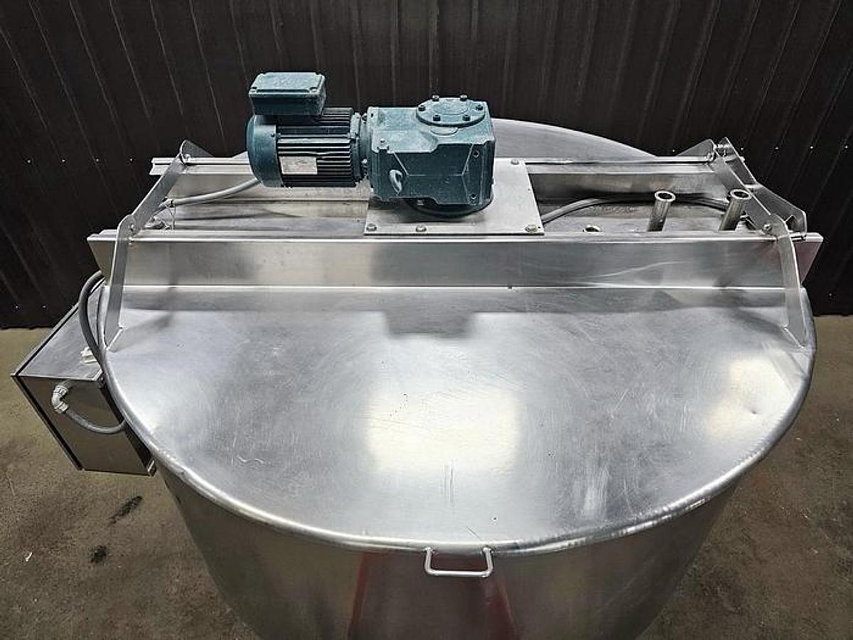 Used 500 GALLON CHESTER JENSEN COOKER COOLER - S/S - JACKETED