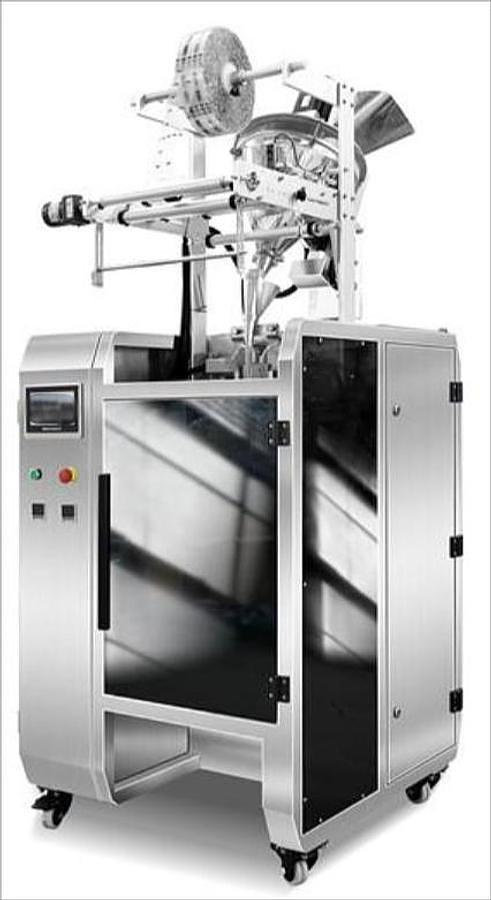 VERTICAL SINGLE-LANE CLAMP AND PULL POWDER PACKAGING MACHINE - LC-200B-FM