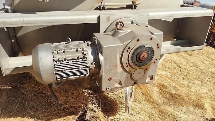Used 5000 GALLON HICKS S/S 15 HP EVAPORATOR FEED TANK WITH BRIDGE MOUNTED AGITATOR