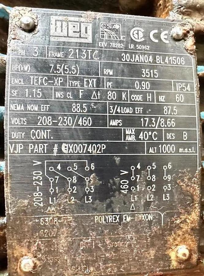 Used QUADRO YTRON INLINE BLENDER / EMULSIFIER / POWDER DISPERSER - MODEL ZC-1