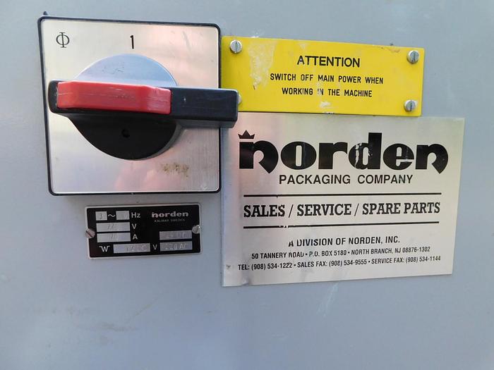 Used NORDEN FULLY AUTOMATIC TUBE FILLER - MODEL -  nm400ha