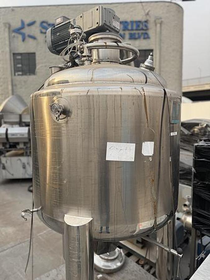 Used 500 LITER CHASING VACUUM EMULSIFIER REACTOR - S/S