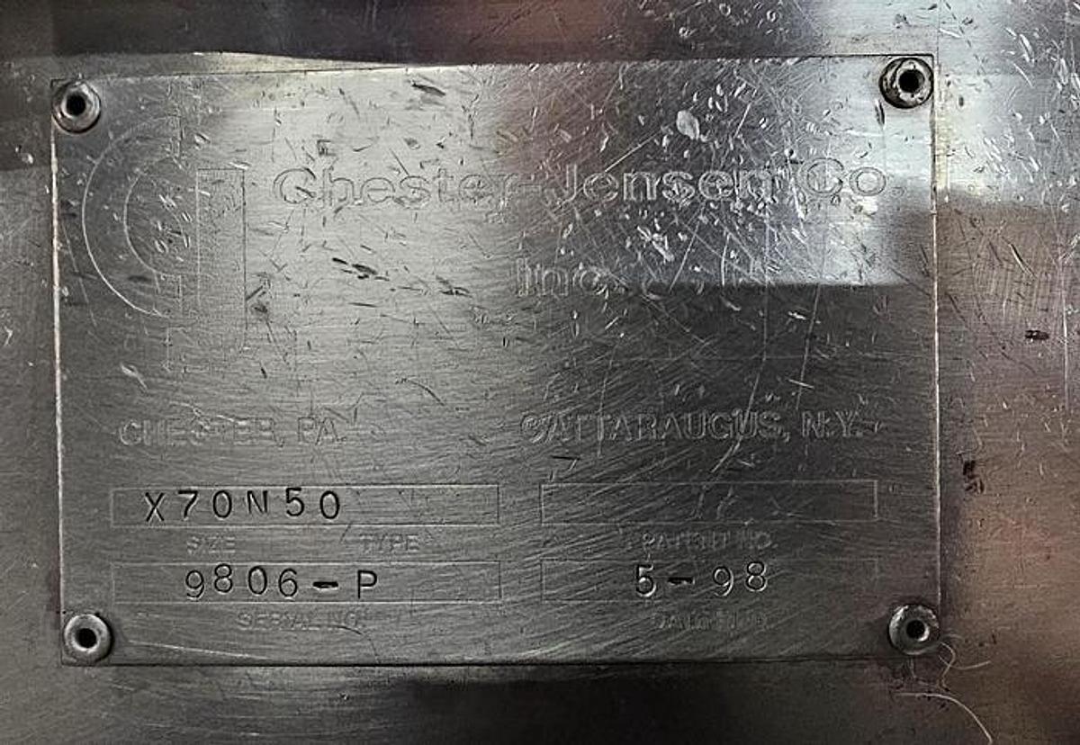 Used 500 GALLON CHESTER JENSEN COOKER COOLER - S/S - JACKETED