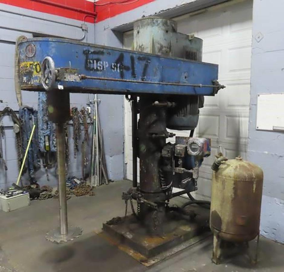 Used 50 HP HOCKMEYER HIGH SPEED DISPERSER - S/S - VARI-SPEED - XP
