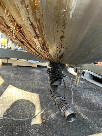 Used 250 GALLON LEE JACKETED MIX KETTLE 304 S/S