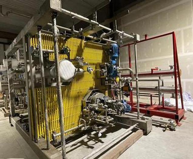 Used ADMIX BOSTON SANITARY DOUBLE CONE CONTINUOUS INLINE SHEAR MILL