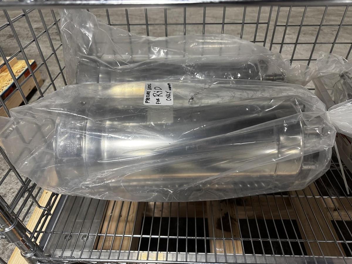 Used 2 GALLON ROSS PLANETARY DISPERSER WITH DISCHARGE RAM - 316L S/S - JACKETED