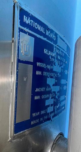 Used 300 GALLON FELDMEIER SCRAPE AGITATED - 316 S/S - 3 ZONE JACKETED