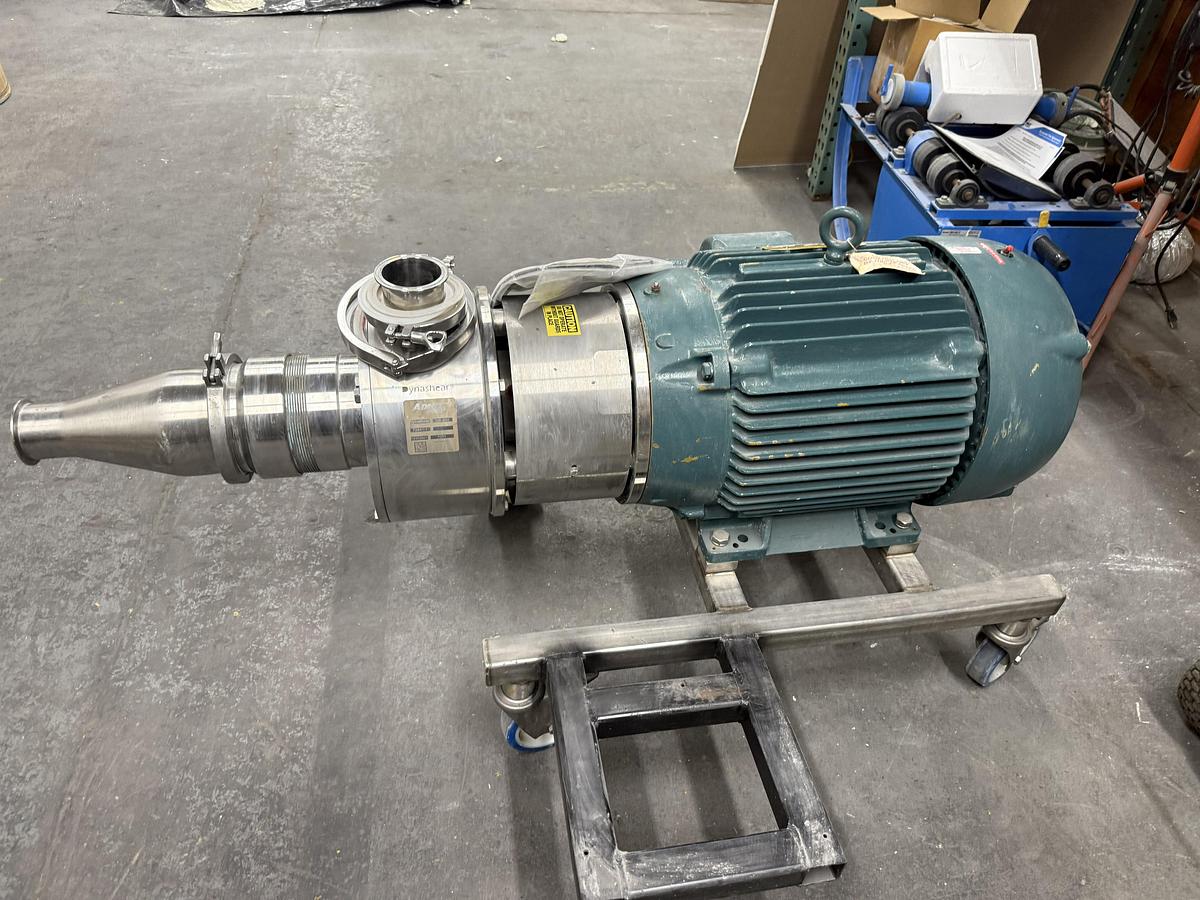 Used 40 HP ADMIX DYNASHEAR INLINE HIGH VOLUME/HIGH SHEAR MIXER - 316L S/S