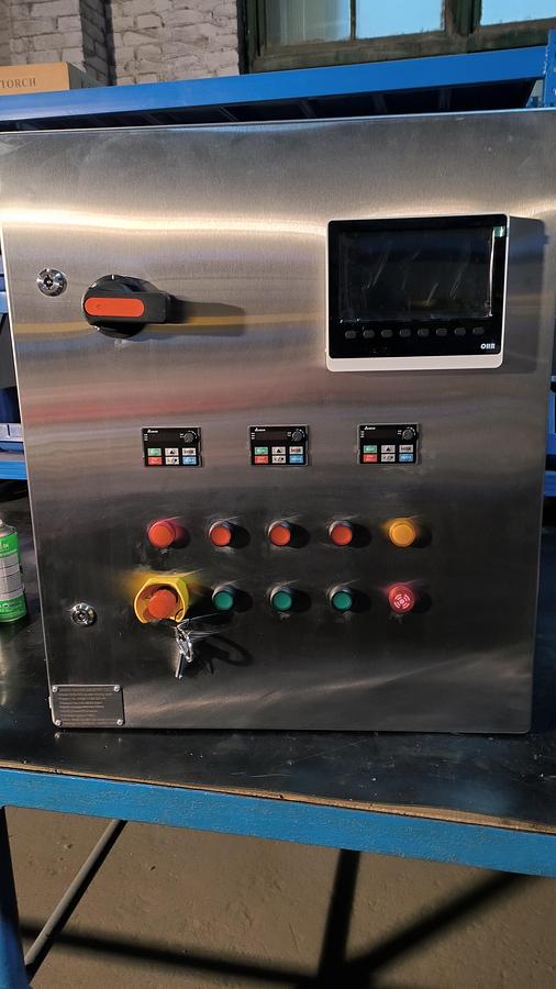 NEW 300 GALLON TRIPLE MOTION MIX TANK WITH HIGH SHEAR DISPERSER - S/S - JACKETED