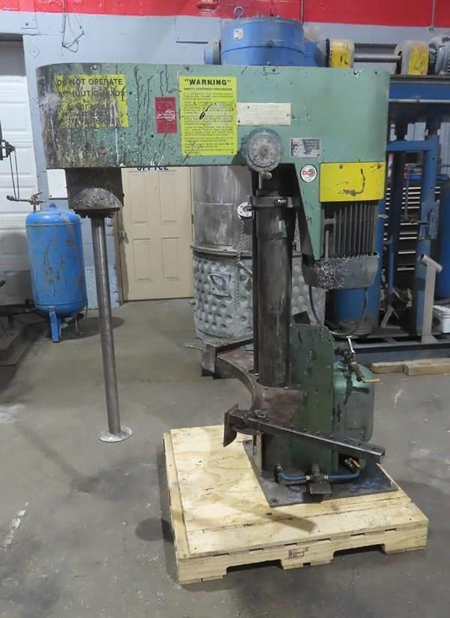 Used 20 HP SCHOLD HIGH SPEED DISPERSER - AIR/OIL LIFT