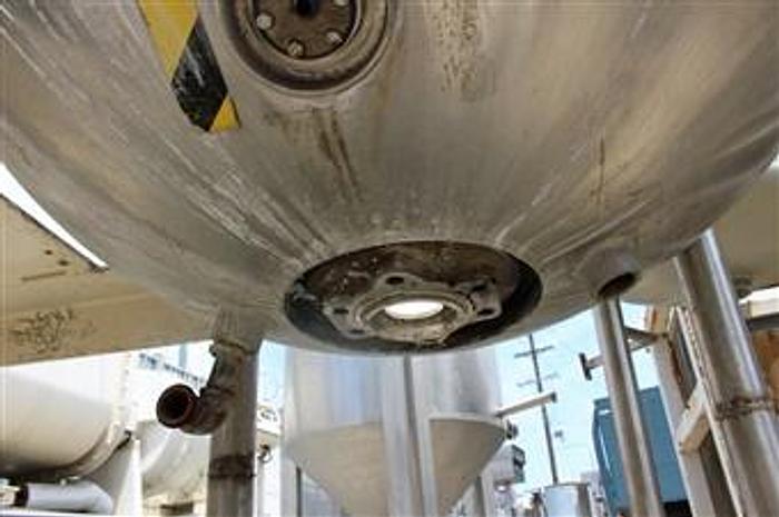 Used 500 GALLON J.C. PARDO & SONS VACUUM MIX TANK - S/S - JKTD.