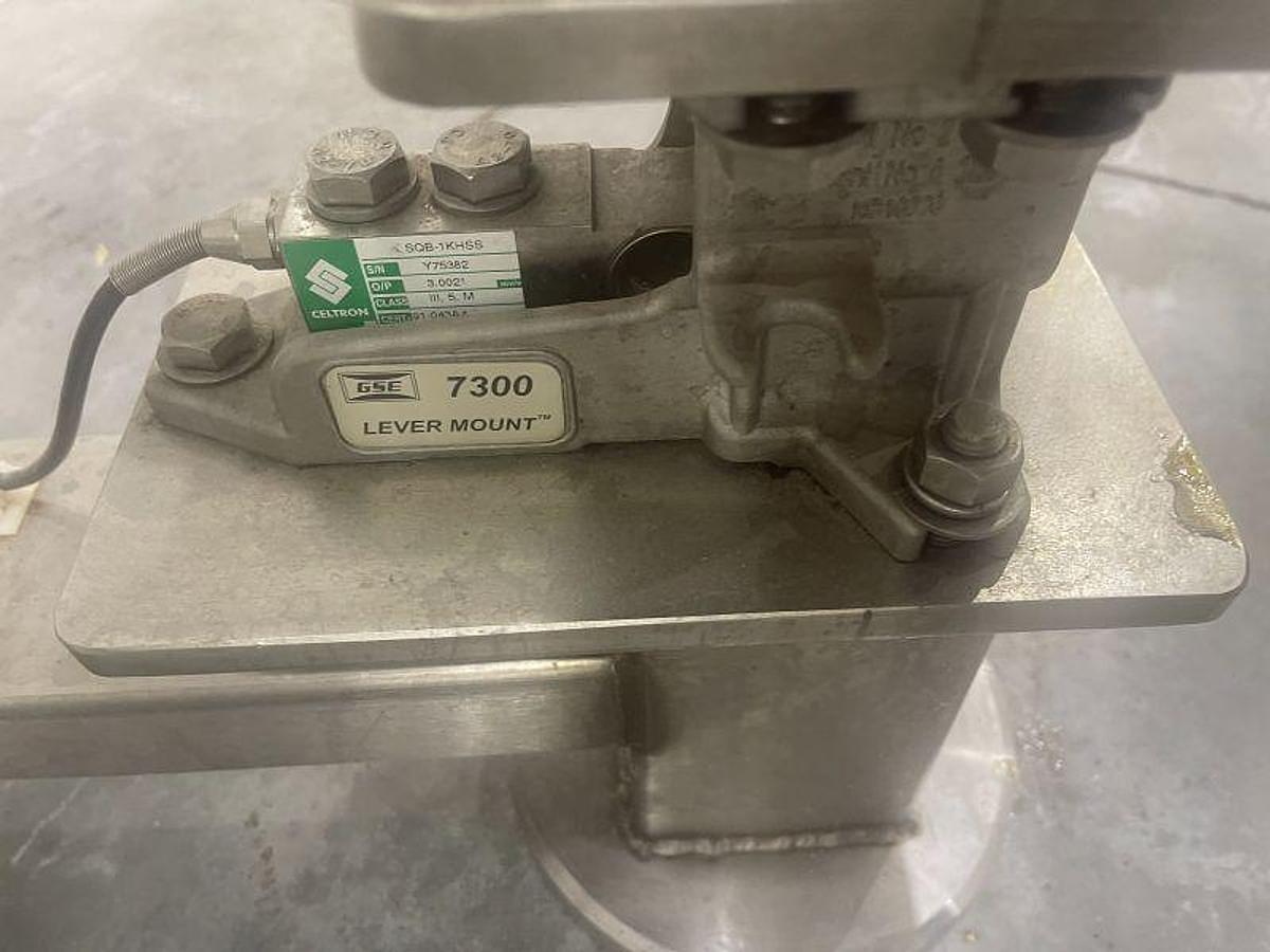 Used 200 GALLON GROEN TWIN ACTION AGITATED KETTLE WITH LOAD CELLS - S/S - JACKETED