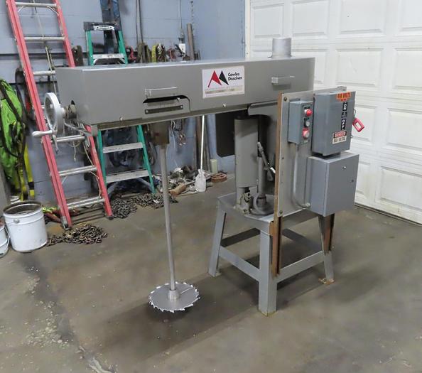 Used 7.5 HP COWLES HIGH SPEED DISPERSER - TILT BACK STYLE - V/S