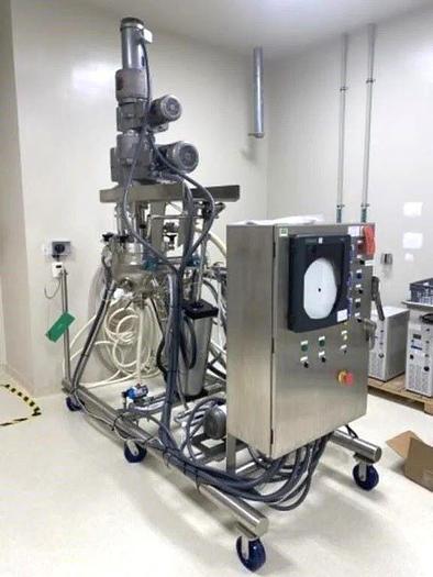 Used 5 GALLON (20 LITER) LEE TRI-MIX TURBO SHEAR TRIPLE MOTION VACUUM KETTLE - S/S - VACUUM - JACKETED