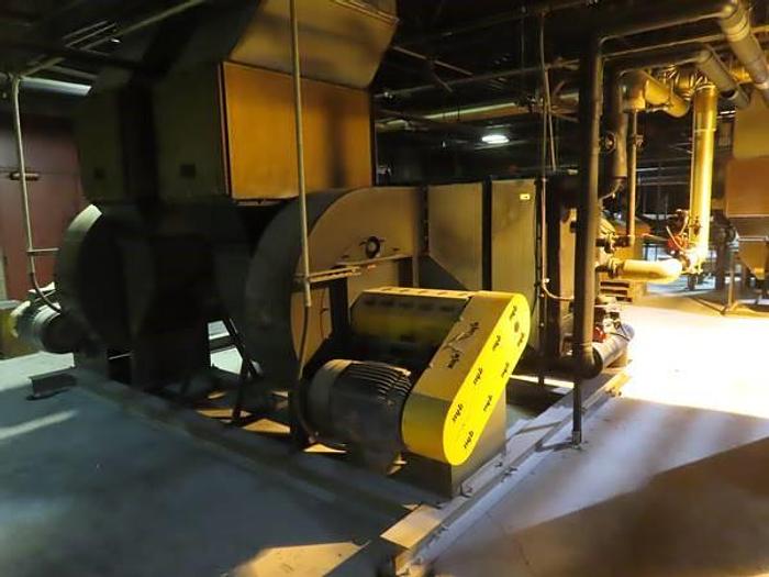 Used 40" X 14' CARMAN FLUID BED DRYER SYSTEM WITH VIBRATORY FEEDER