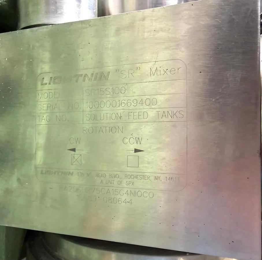 Used 600 GALLON A & B PROCESS SANITARY STAINLESS STEEL REACTOR / FERMENTER