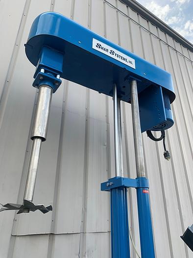 Used 5 HP SHAR HIGH SPEED DISPERSER - AIR LIFT - UL LISTED