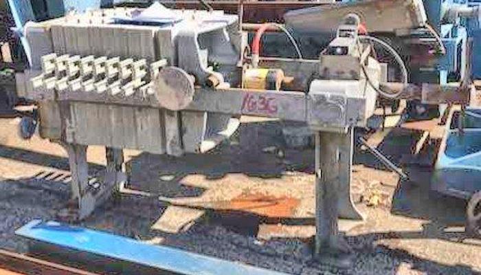 Used 3.75 CU. FT. SHRIVER USED FILTER PRESS