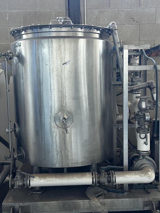 Used 560L/148G GALLON (WORKING) MIZUHO VT-1-1000 VACUUM HOMOGENIZING/EMULSIFYING MIXER