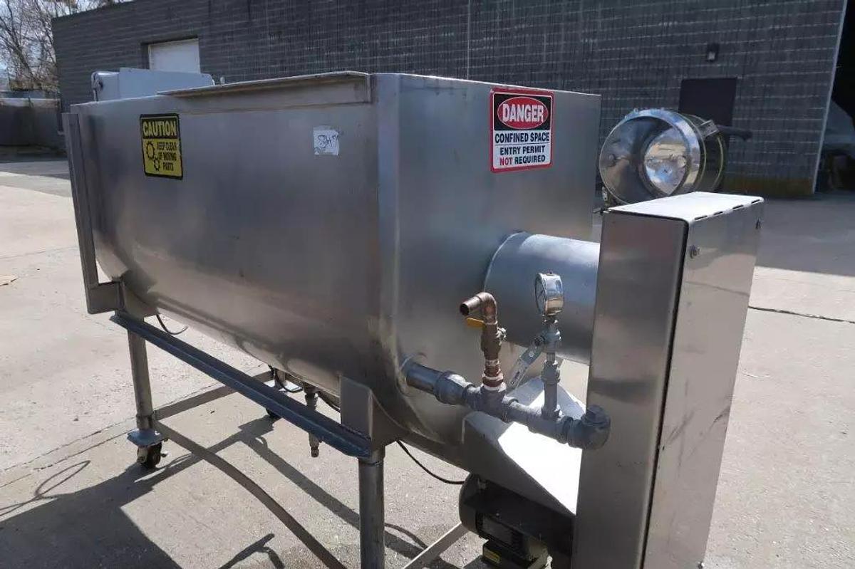 Used 20 CU. FT. WILL-FLOW PADDLE MIXER - S/S - 130 PSI JACKET