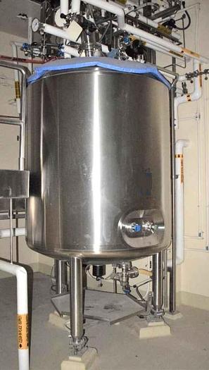 Used 528 GALLON (2000 LITER) FELDMEIER SANITARY REACTOR WITH MIXER - 316L S/S