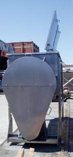 100 CU. HEAVY DUTY MODEL RIBBON BLENDER WITH POLISHED 304 S/S CONTACTS