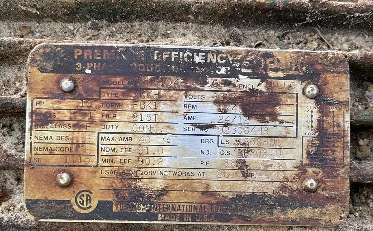 Used 45 CU. FT. MARION PADDLE BLENDER - S/S - 10 HP