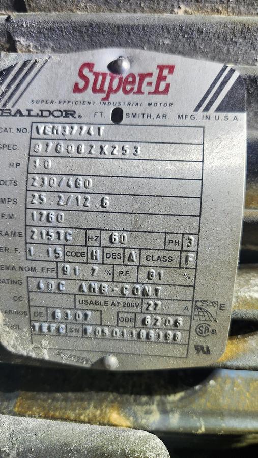 Used 87 CU. FT. WORKING CAPACITY RIBBON BLENDER - S/S - JACKETED - 10 HP