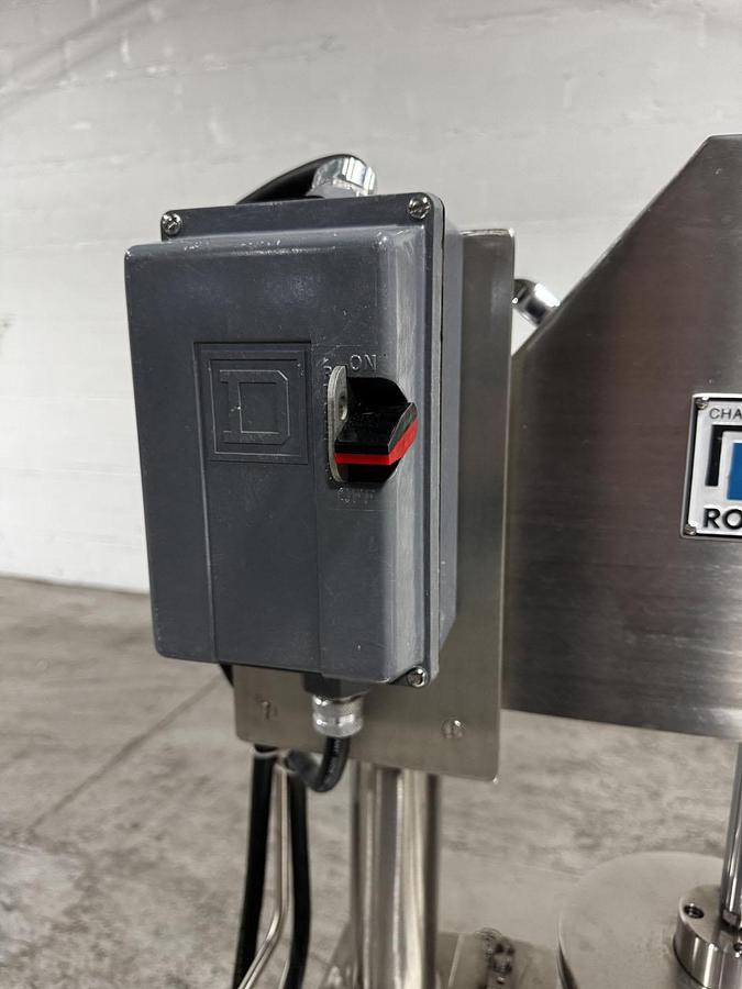 Used 2 GALLON ROSS PLANETARY DISPERSER WITH DISCHARGE RAM - 316L S/S - JACKETED