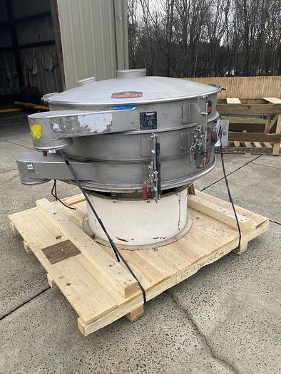 Used 48" KASON SCREENER - S/S - 2 DECK - 3 SPOUT - TOP COVER