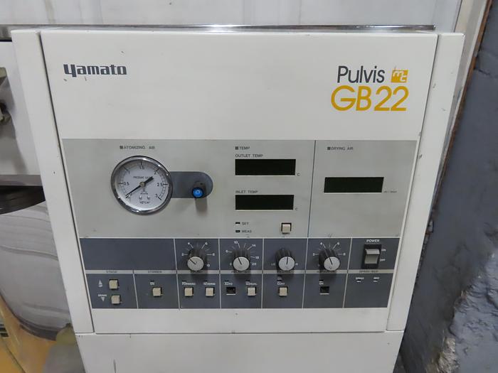 Used YAMATO LAB DRYER SPRAY DRYER & FLUID BED DRYER - PULVIS GB-22