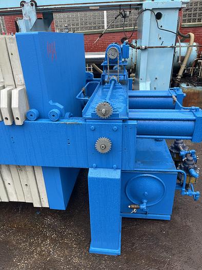 Used 60 CU FT. MEMBRANE SQUEEZE FILTER PRESS - 1200 MM