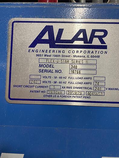 Used 3' x 4' ALAR ROTARY VACUUM DRUM FILTER - MODEL 340
