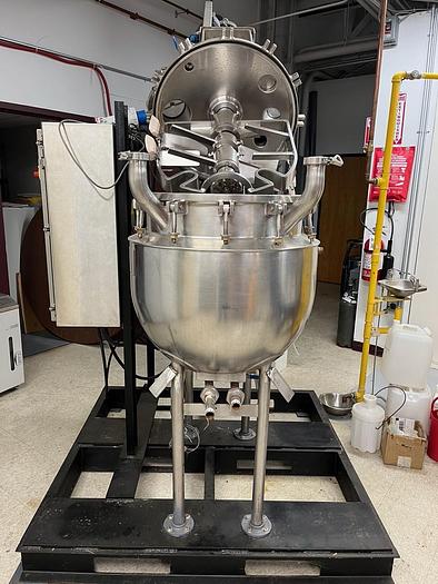 Used 120 LITER / 30 GALLON AGI-MIX KETTLE – S/S – VAC – JKTD