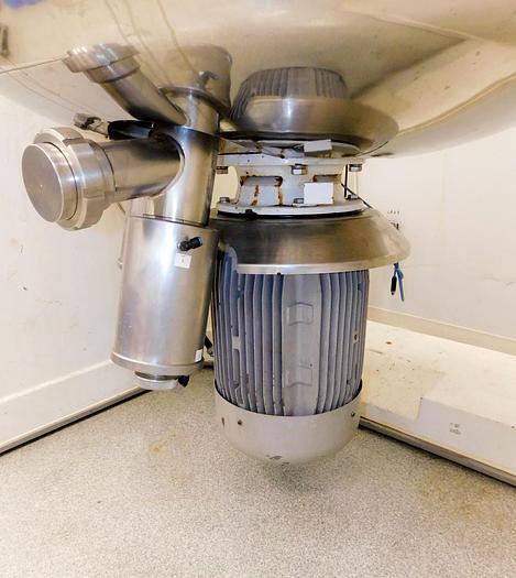 Used 500 LITER KRIEGER TRIPLE MOTION MIXER - 316L S/S - VACUUM - JACKETED
