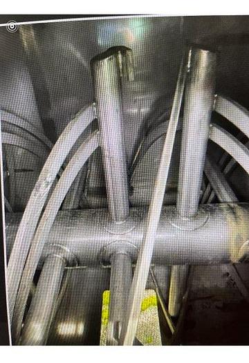 200 CU. FT. MSC ENGINEERING DOUBLE RIBBON BLENDER - S/S (NO MOTOR)