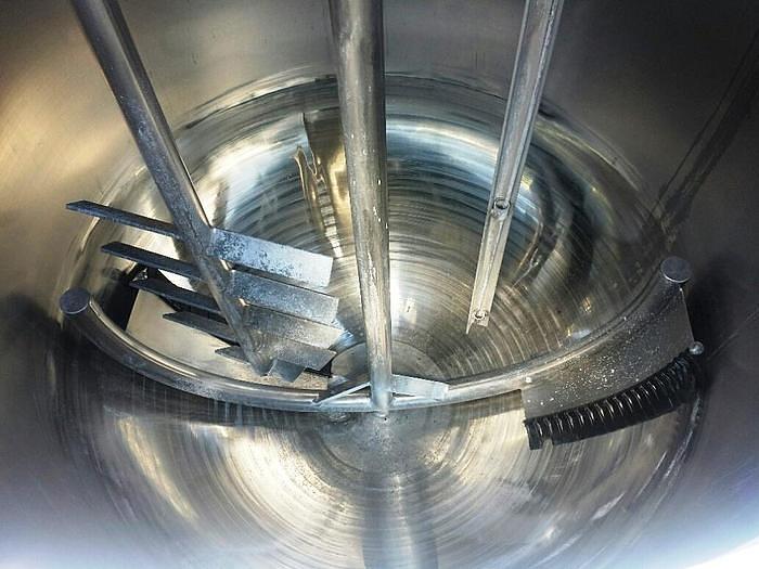 Used 750 GALLON GROEN KETTLE WITH DUAL AGITATION & SCRAPER S/S